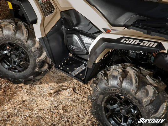 Can-Am ATV with mud tires.