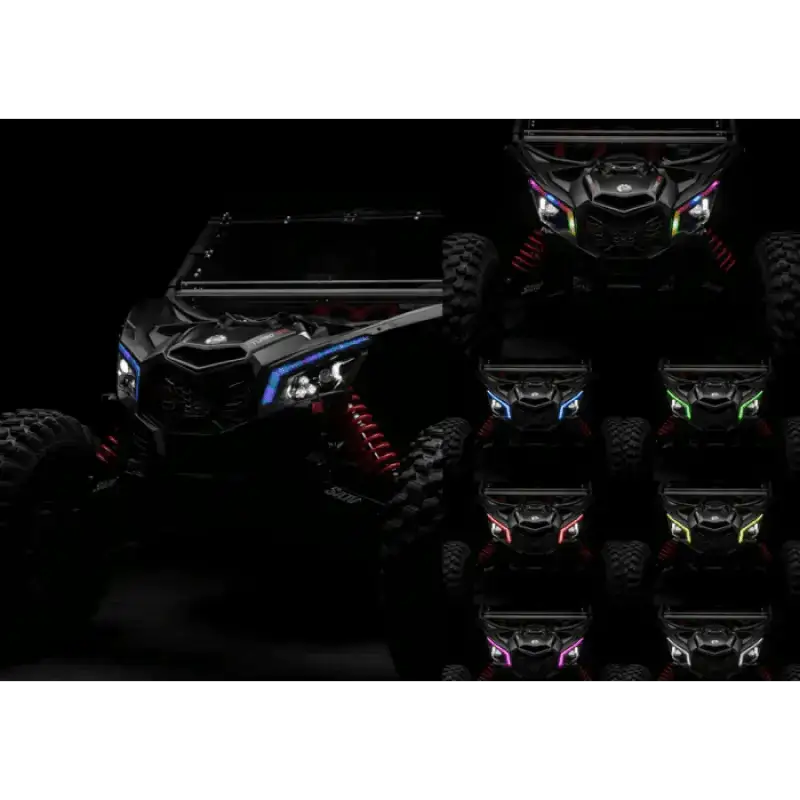 CANAM MAVERICK X3 FANG LIGHTS RGB INDICATORSUtv lightsMud Hawgz Uk