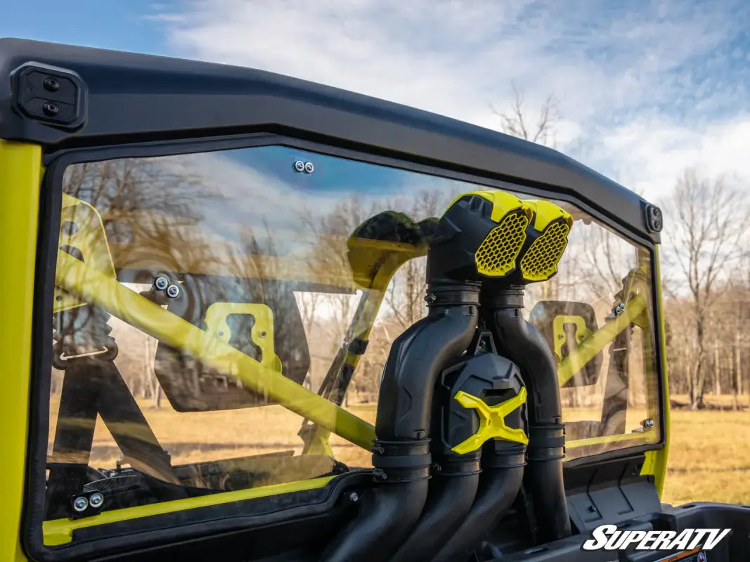 CANAM TRAXTER UTV REAR WINDSHIELD POLYCARBONATE SuperAtv - Utv sxs windscreens