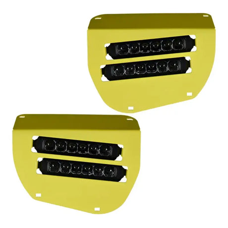 Dual Wide 8’’ LED Headlights for 2014-2025 Honda Foreman Atv - Yellow - Honda Dual Led Lights