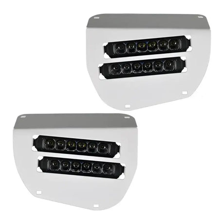 Dual Wide 8’’ LED Headlights for 2014-2025 Honda Foreman Atv - White - Honda Dual Led Lights