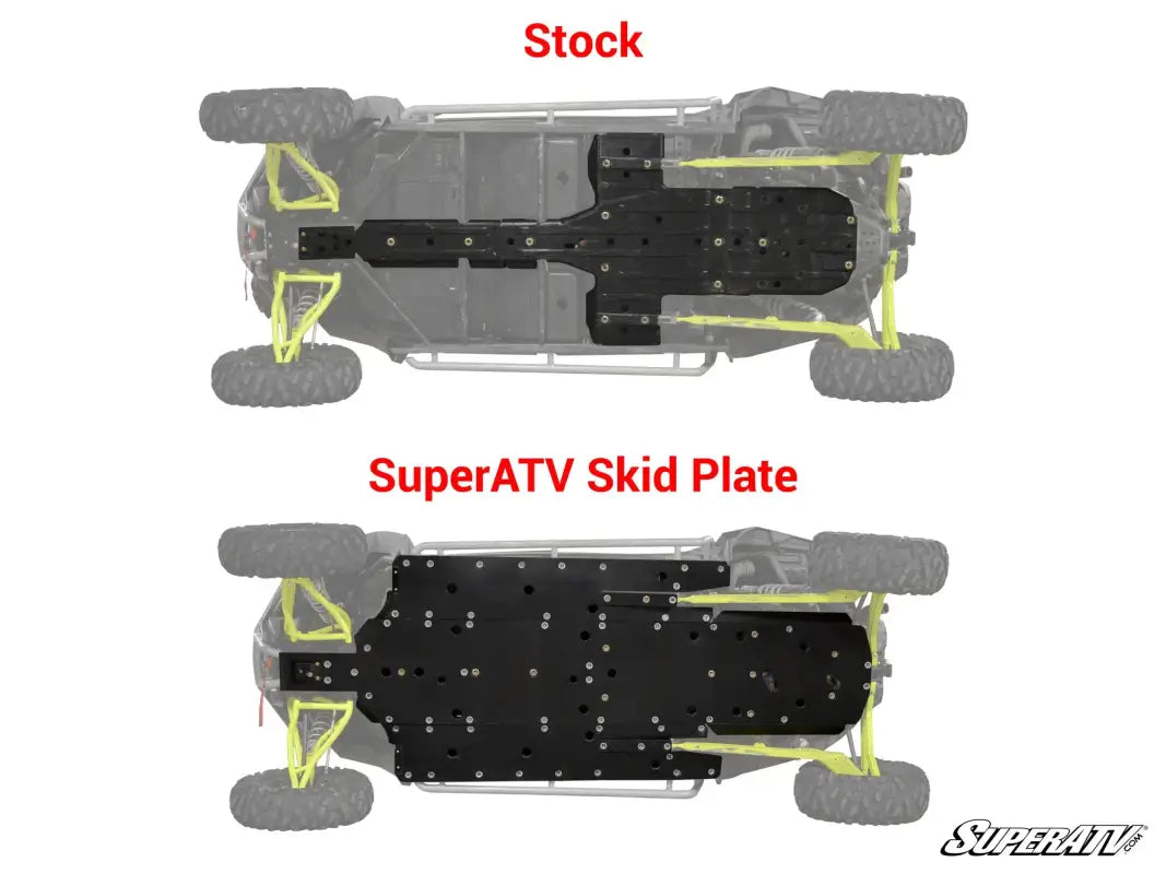 FULL SKID PLATE POLARIS XP 1000/TURBO 4 SEAT - Utv Sxs Skid plates