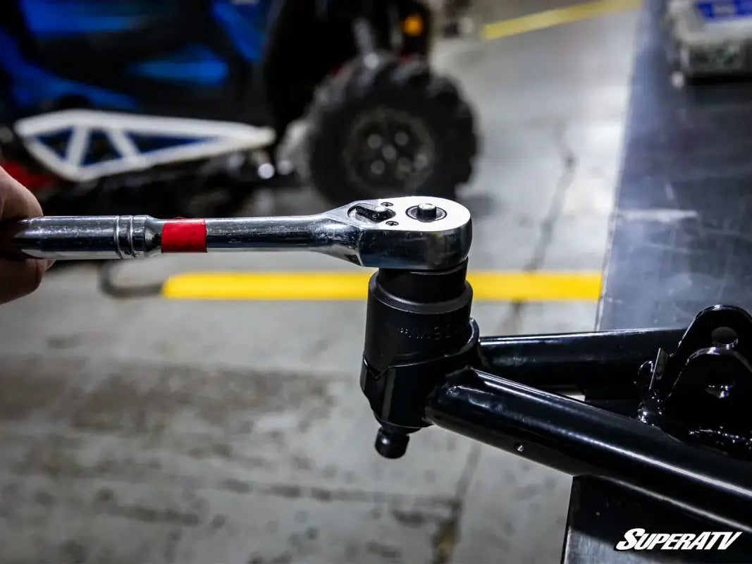 Polaris RZR XP Turbo Front A-Arms Chromoly SUPER ATV AA-P-RZRXPT-CHC1.5-TBJ-02 BUSHINGS AND BALL JOINT INCLUDED - Utv