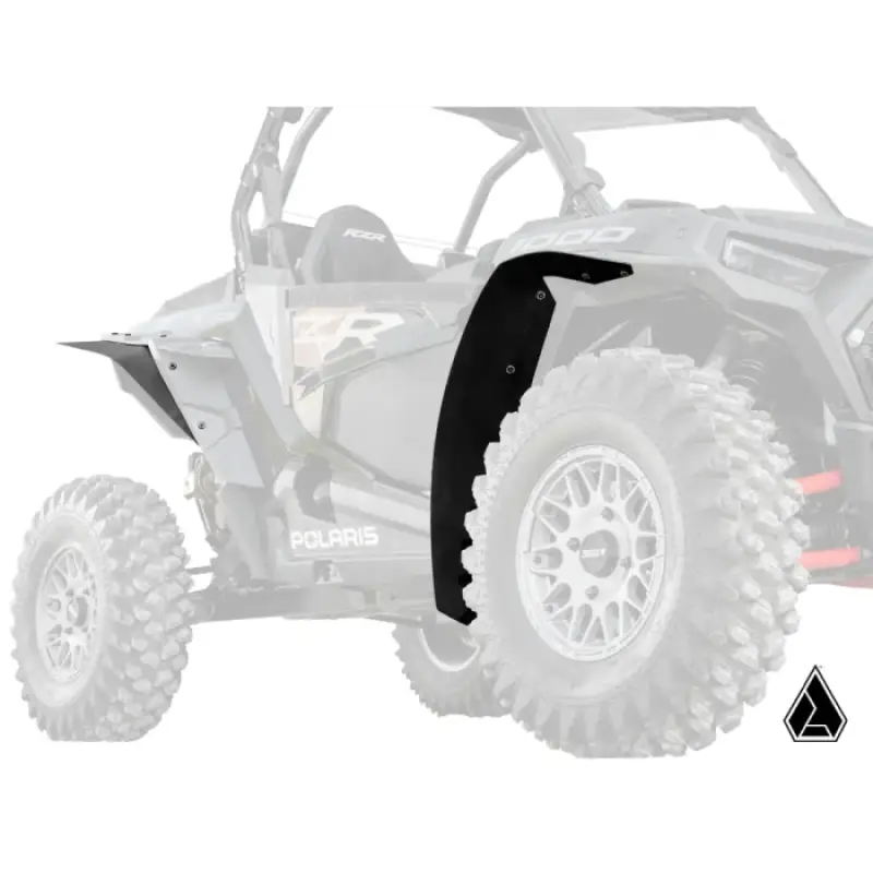 POLARIS XP TURBO/1000 LOW PROFILE WHEEL ARCH FENDER FLARES MUD GUARDS ASSAULT INDUSTRIES - Utv Sxs fenders