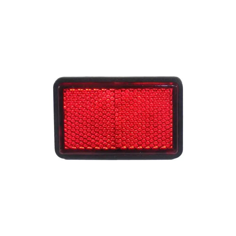 Rectangular Red Reflector With 5mm Mounting Bolt - Reflectors