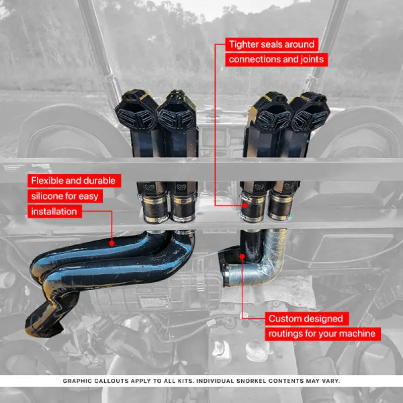 Snorkel Kit - Polaris RZR 1000 2015-2023 - Utv Sxs Snorkel