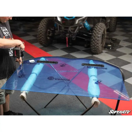 WINDSCREEN POLYCARBONATE POLARIS XP 1000 TURBO CUSTOM CAGE UTV SuperAtv - Utv sxs windscreens