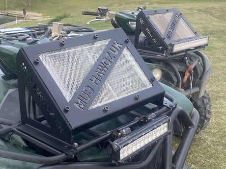 Yamaha Kodiak 700 Radaitor Relocation Kit Mud Hawgz Uk - Atv Radaitor Relocation Kits