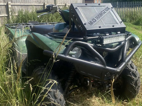 Yamaha Kodiak 700 Radaitor Relocation Kit Mud Hawgz Uk - Atv Radaitor Relocation Kits