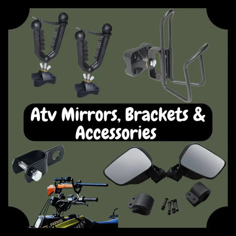 Atv Brackets & Mirrors Accessories - Mud Hawgz Uk