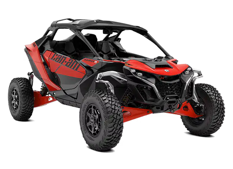 Red and black Can Am Maverick R 2 Seater off-road vehicle in Parts & Upgrades collection