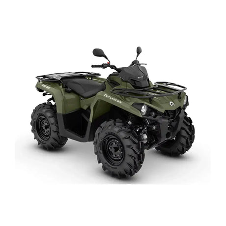 Olive green all-terrain vehicle in Can Am Outlander 450 14-24 DPS Products collection