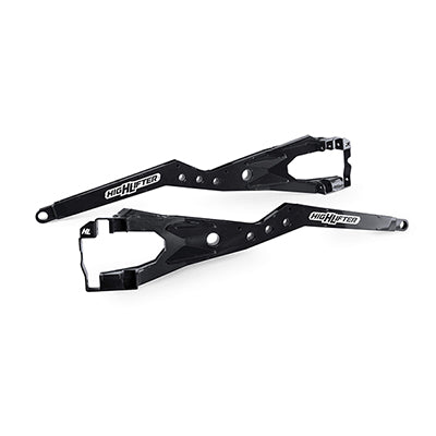 Black metal suspension arms from the High Lifter Trailing Arms collection