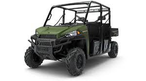 Green Polaris Ranger 900 D Crew UTV with roll cage in Parts & Upgrades collection