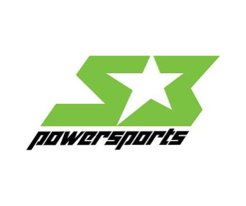Green star-shaped logo from the S3 PowerSports collection