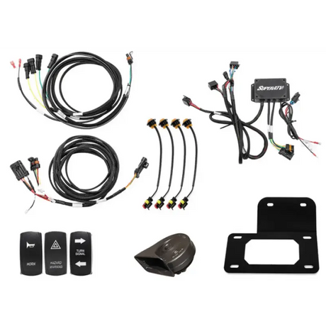 UTV turn signal and horn kit from SuperAtv Road Legal Light Kits for safe off-road riding
