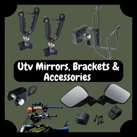 Utv Mirrors & Bracket Accessories Mud Hawgz Uk