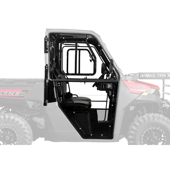 POLARIS RANGER CAB ENCLOSURE DOORS CLEAR, SUPER ATV