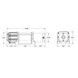 12V WINCH 2 TON 2,000KG, ATV/UTV, SYNTHETIC ROPE, 4 BOLT, SUPERATV WN - 4500Utv winchMud Hawgz Uk