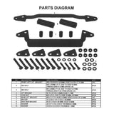 2" LIFT UPGRADE KIT Kawasaki BRUTE FORCE 750/650 05 - 16, BRONCO AT - 12845, KLK750 - 50Atv Lift kitsMud Hawgz Uk