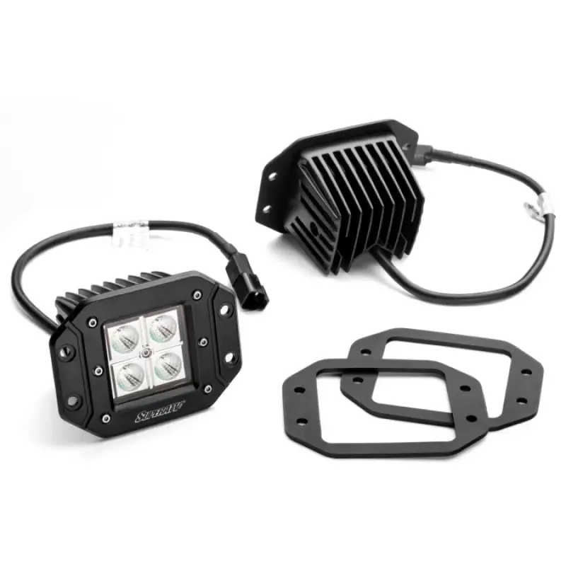 3 LED CUBE LIGHTS PAIR RECESSED FLUSH MOUNT - Led Light Bars