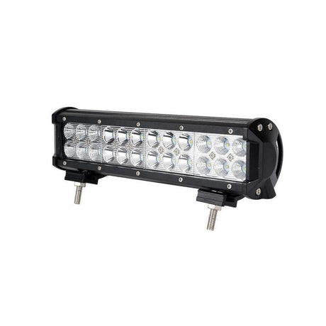 300mm 12" LED SPOT LIGHT BAR 24LED 72W 12V - NO WIRING KIT Mud Hawgz Uk