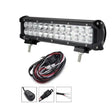 300mm 12" LED SPOT LIGHT BAR 24 LED 72W 12V + WIRING KIT INCLUDEDLed Light BarsMud Hawgz Uk