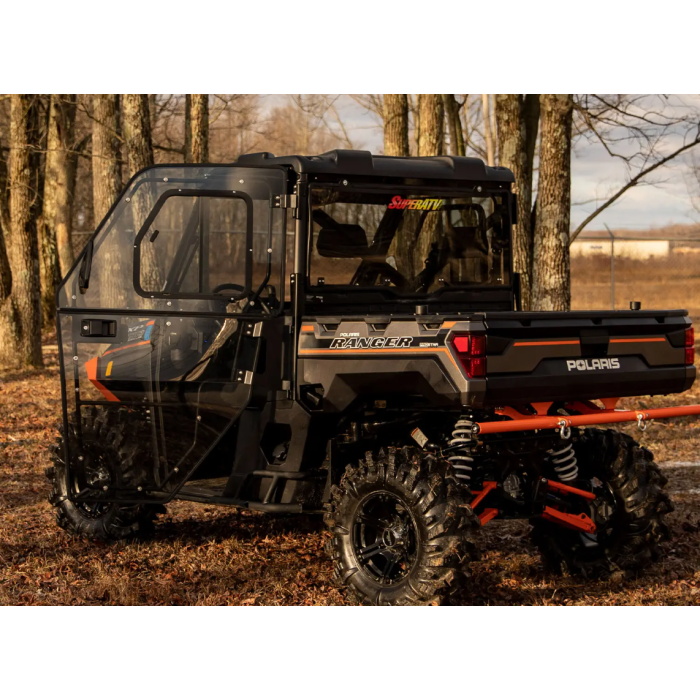 POLARIS RANGER XP CAB ENCLOSURE DOORS CLEAR, SUPER ATV