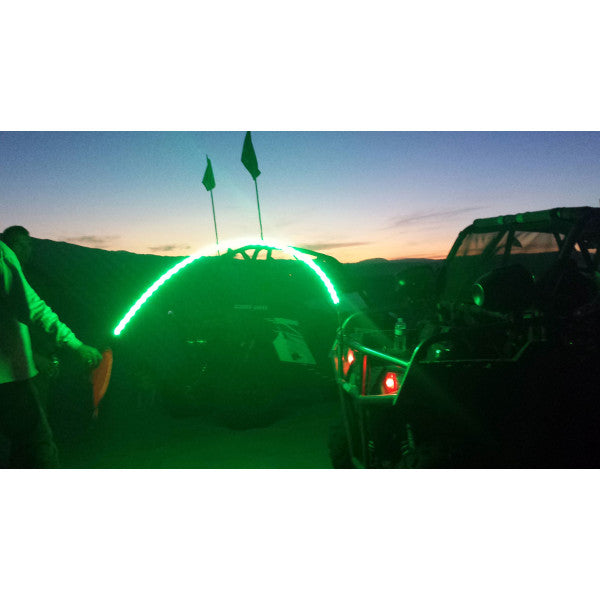 5150 Whips - Single 3 ft LED whip with Bluetooth Mud Hawgz Uk