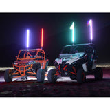 5150 Whips - Pair of 2 ft 187 whips with Bluetooth