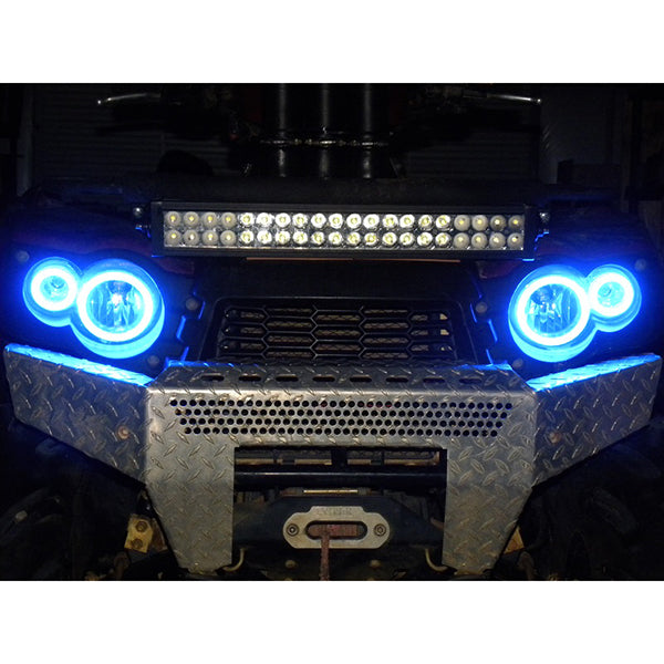 SYA Angel Eyes LED Kit for Kawasaki Brute Force 650, 650i and 750i 05-11