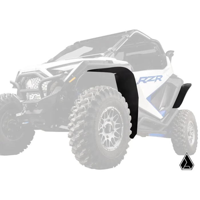 POLARIS PRO R/XP/TURBO R LOW PROFILE WHEEL ARCH FENDER FLARES MUD GUARDS, ASSAULT INDUSTRIES