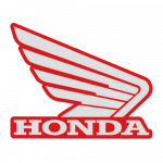 Honda ‘Wing’ Right Hand Tank Sticker 114mm