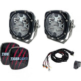 TIGER LIGHTS - DUAL LED SPOT LIGHT KIT 4" 12/24V MOJAVE TLM4-KIT