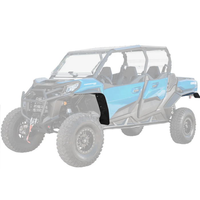 CANAM COMMANDER LOW PROFILE WHEEL ARCH FENDER FLARES MUD GUARDS,