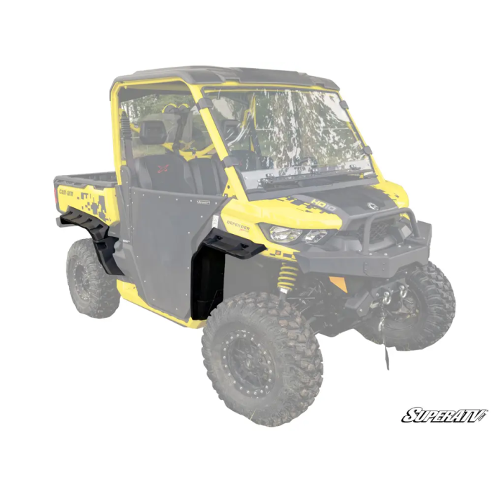 CANAM DEFENDER TRAXTER LOW PROFILE WHEEL ARCH FENDER FLARES MUD GUARDS