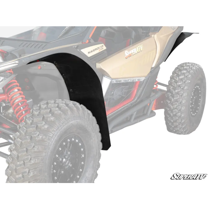 CANAM MAVERICK X3 LOW PROFILE WHEEL ARCH FENDER FLARES MUD GUARDS