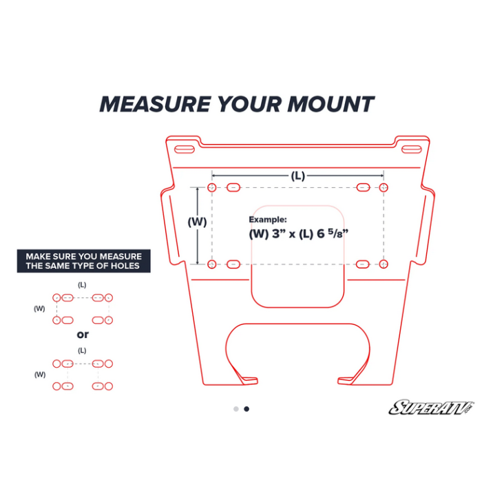 CANAM COMMANDER WINCH MOUNT PLATE, SUPERATV