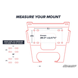 CANAM COMMANDER WINCH MONTERINGSPLATTA, SUPERATV WM-CA-COM-00