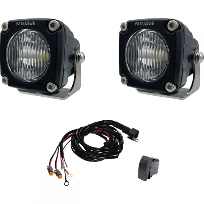 TIGER LIGHTS - DUAL LED SPOT LIGHT KIT 2" 12/24V MOJAVE TLM2-KIT