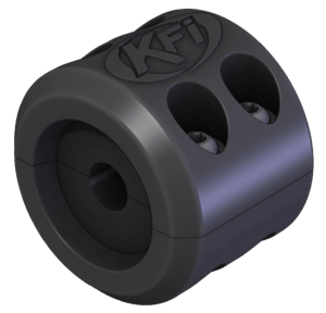 Black winch cable stopper for Assault Series 2500lb Winch with synthetic cable at ATV City.