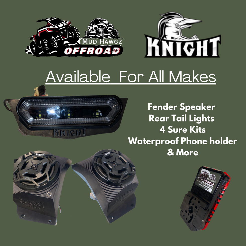 Knight ATV products displayed, featuring durable parts and accessories designed for tough off-road conditions, available for order now.