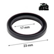 Brake Drum Seal  17x23x3 Honda Trx 420/500/520 SRA Oem 91206-968-003 - Mud Hawgz Off-Road