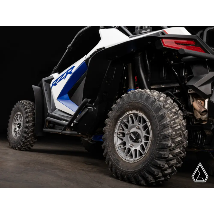 POLARIS PRO R/XP/TURBO R LOW PROFILE WHEEL ARCH FENDER FLARES MUD GUARDS, ASSAULT INDUSTRIES