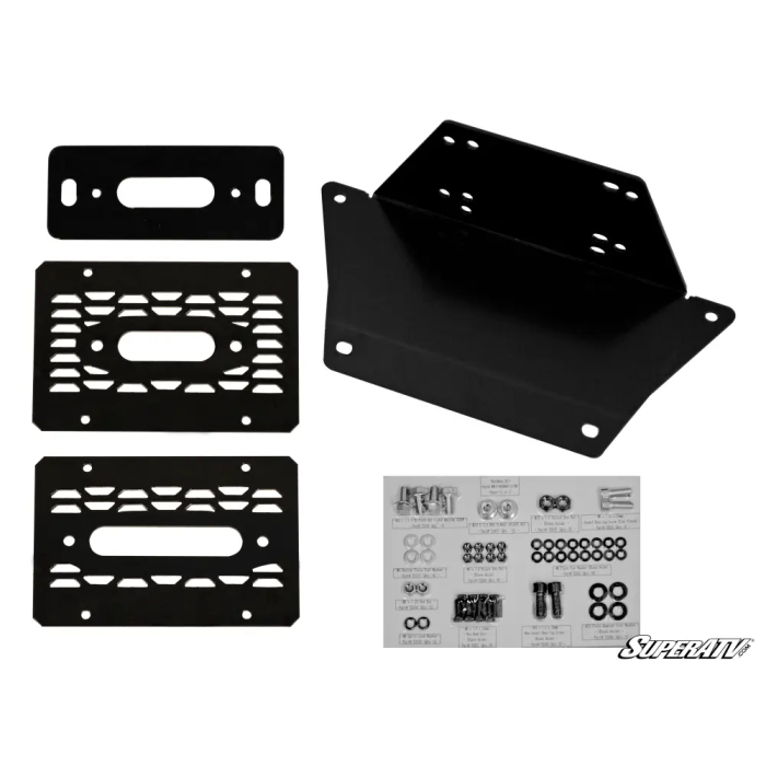 POLARIS RANGER XP 570/900/1000 WINCH MOUNT PLATE, SUPERATV