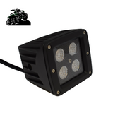 HYPER LED Single Flood Light 20W 12v 80mm x 70mm x 70mm - Mud Hawgz Off-Road