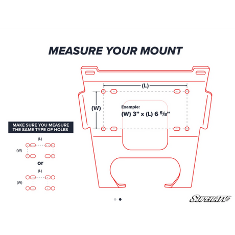 CANAM TRAIL SPORT WINCH MOUNT PLATE, SUPERATV