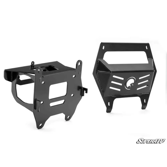 POLARIS RZR TURBO R/PRO R WINCH MOUNT PLATE, SUPERATV Mud Hawgz Uk