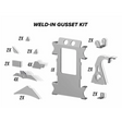 POLARIS RZR XP TURBO/1000 WELD IN FRAME STIFFENER GUSSET KIT, SUPERATV Mud Hawgz Uk