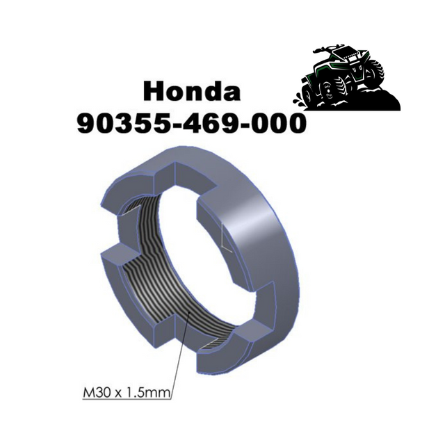 SWING ARM NUT | Honda | TRX | OEM 90355-469-000 - Mud Hawgz Off-Road